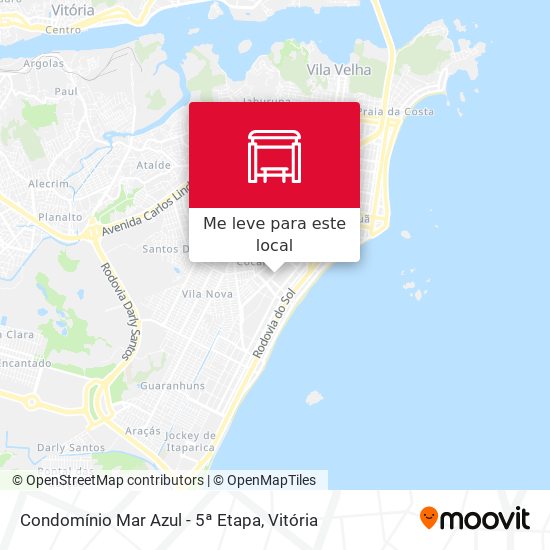 Condomínio Mar Azul - 5ª Etapa mapa