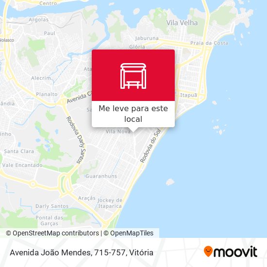 Avenida João Mendes, 715-757 mapa