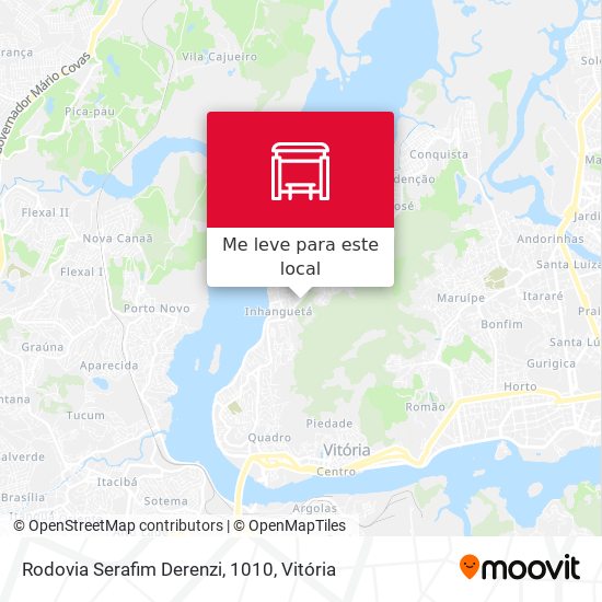 Rodovia Serafim Derenzi, 1010 mapa