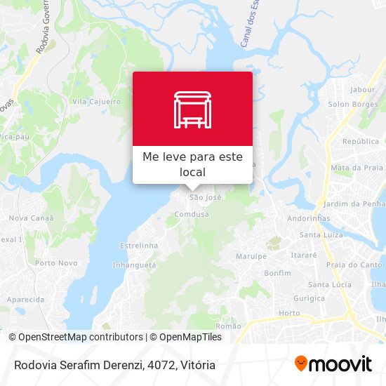 Rodovia Serafim Derenzi, 4072 mapa
