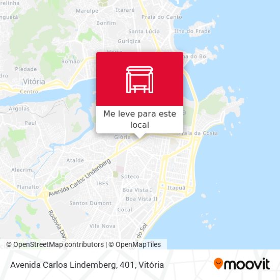 Avenida Carlos Lindemberg, 401 mapa