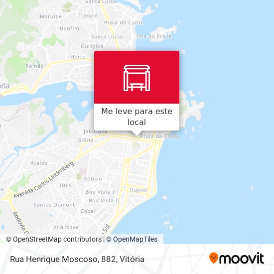 Rua Henrique Moscoso, 882 mapa