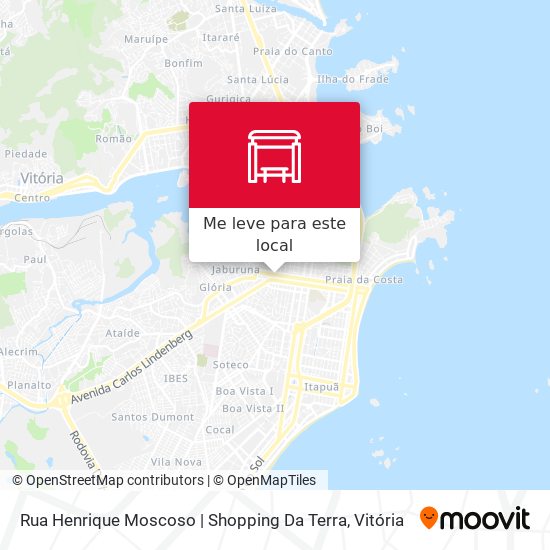 Rua Henrique Moscoso | Shopping Da Terra mapa