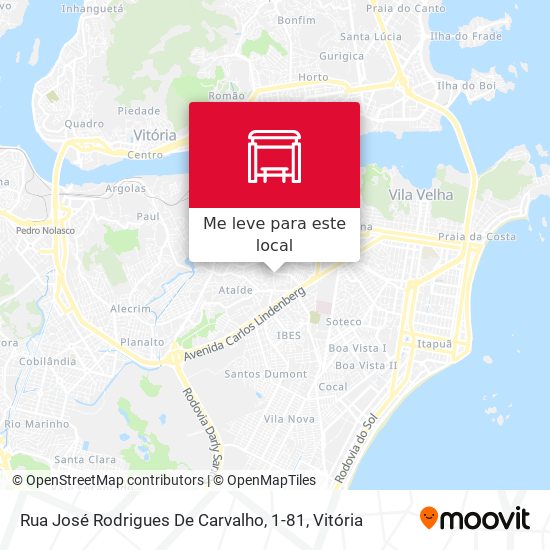 Rua José Rodrigues De Carvalho, 1-81 mapa