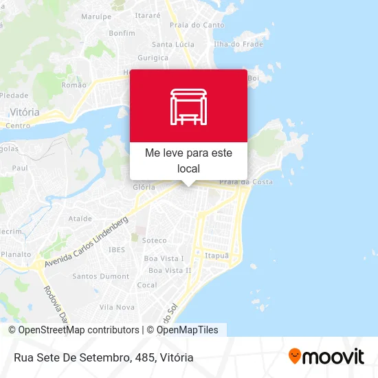 Rua Sete De Setembro, 485 mapa
