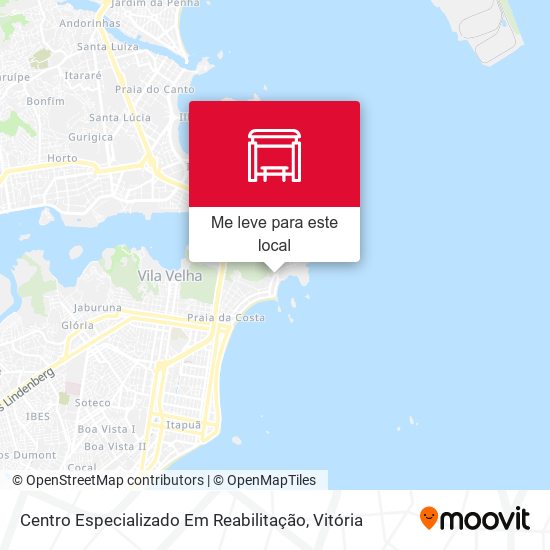 Centro Especializado Em Reabilitação mapa