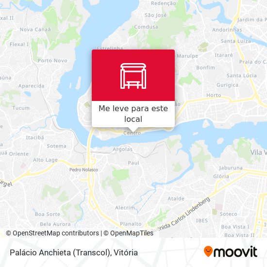 Palácio Anchieta (Transcol) mapa