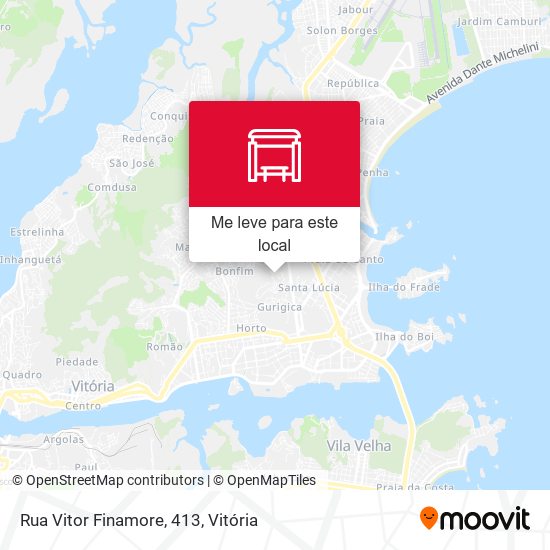 Rua Vitor Finamore, 413 mapa