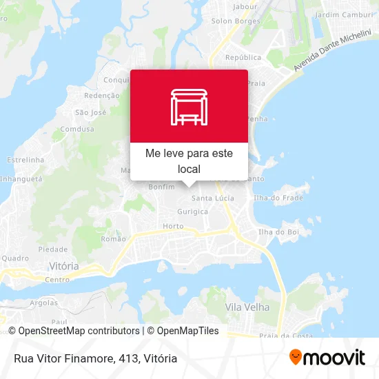 Rua Vitor Finamore, 413 mapa