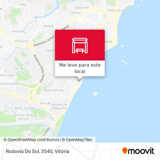 Rodovia Do Sol, 3540 mapa