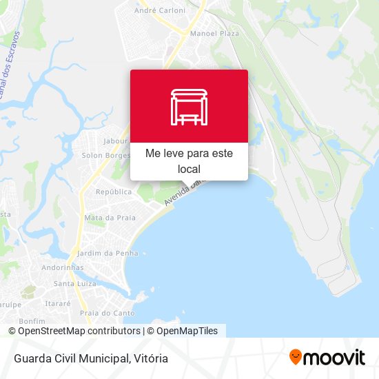 Guarda Civil Municipal mapa