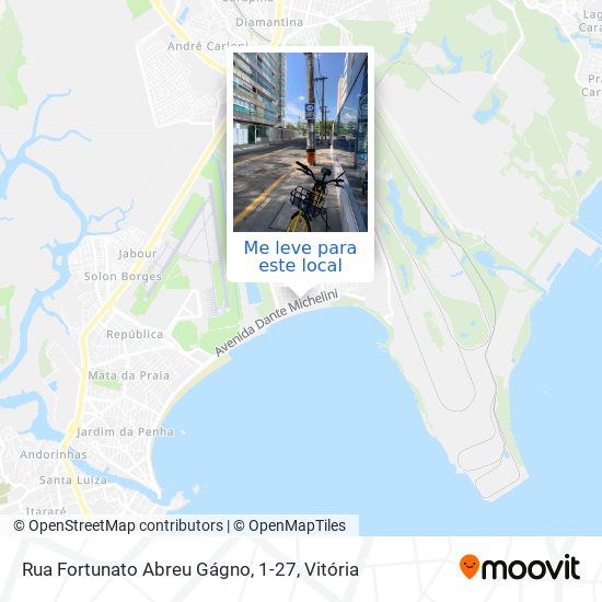 Rua Fortunato Abreu Gágno, 1-27 mapa