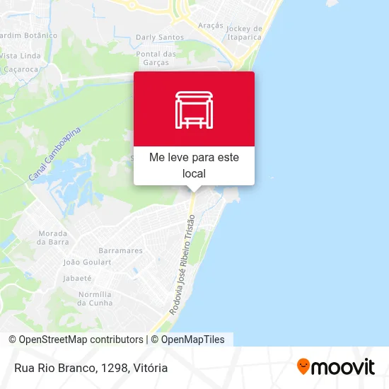 Rua Rio Branco, 1298 mapa