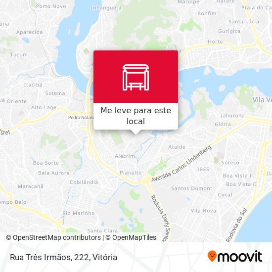 Rua Três Irmãos, 222 mapa