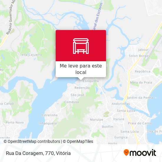 Rua Da Coragem, 770 mapa