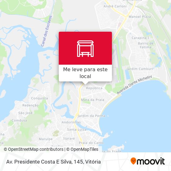 Av. Presidente Costa E Silva, 145 mapa