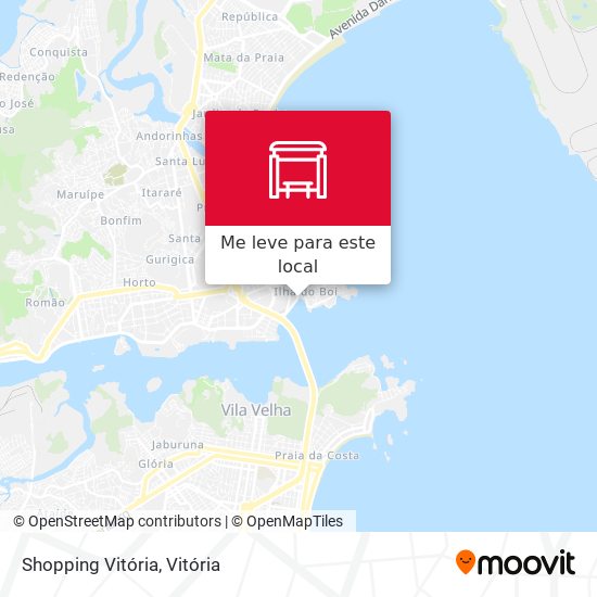 Shopping Vitória mapa