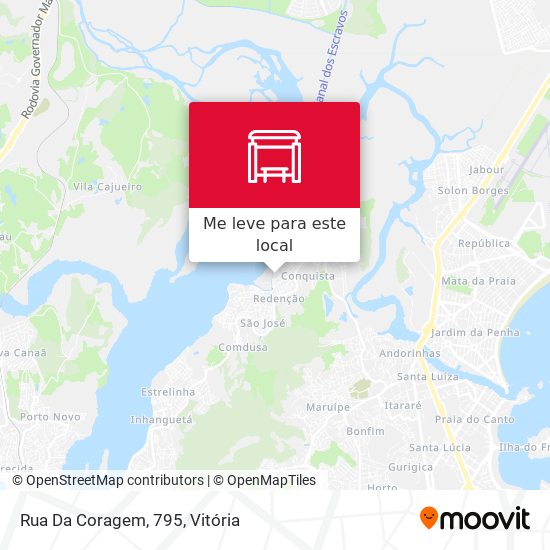 Rua Da Coragem, 795 mapa