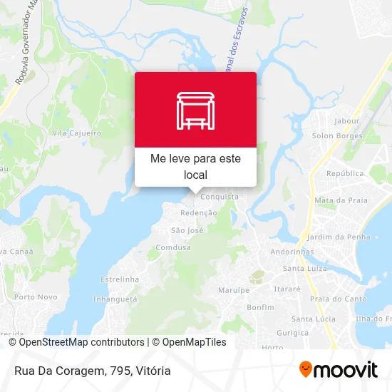 Rua Da Coragem, 795 mapa