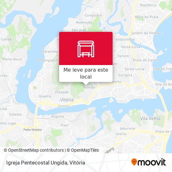 Igreja Pentecostal Ungida mapa