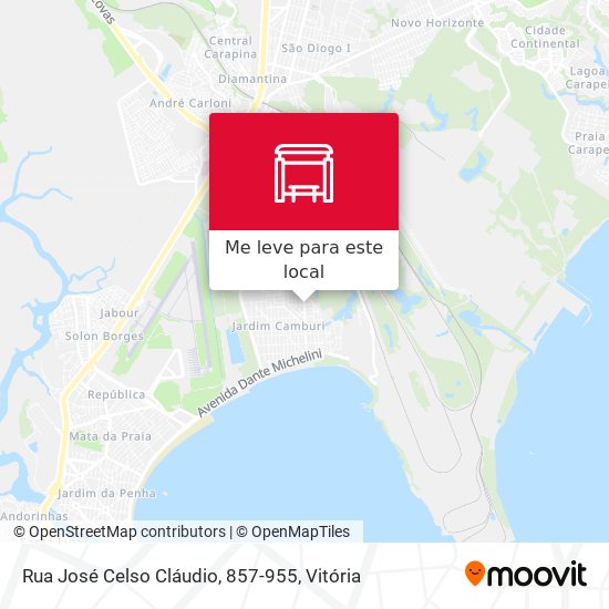 Rua José Celso Cláudio, 857-955 mapa