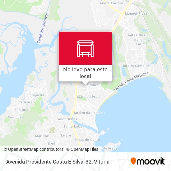 Avenida Presidente Costa E Silva, 32 mapa