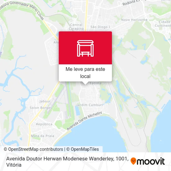 Avenida Doutor Herwan Modenese Wanderley, 1001 mapa