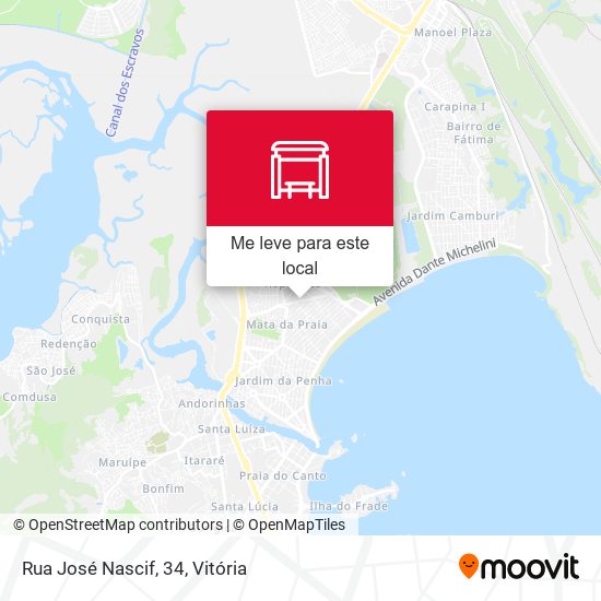 Rua José Nascif, 34 mapa