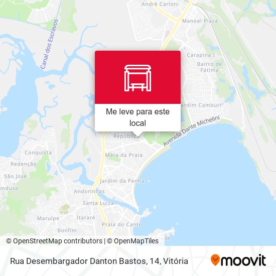 Rua Desembargador Danton Bastos, 14 mapa