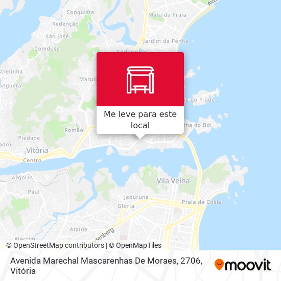 Avenida Marechal Mascarenhas De Moraes, 2706 mapa