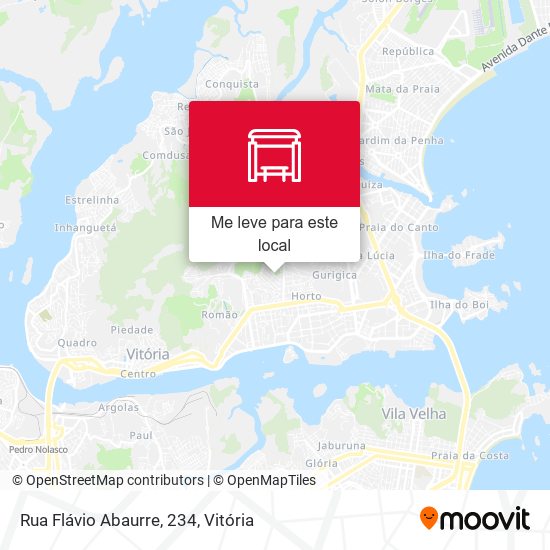 Rua Flávio Abaurre, 234 mapa