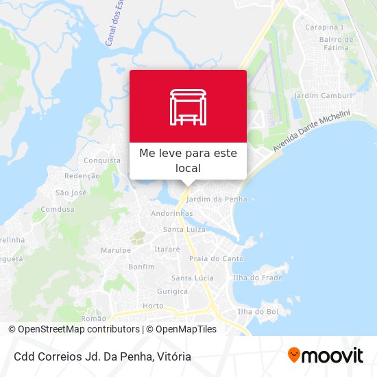 Cdd Correios Jd. Da Penha mapa