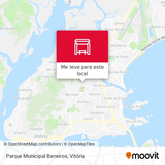 Parque Municipal Barreiros mapa