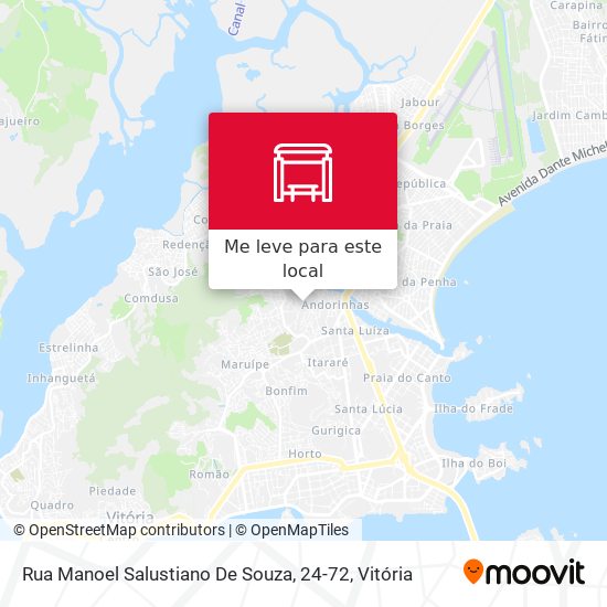 Rua Manoel Salustiano De Souza, 24-72 mapa