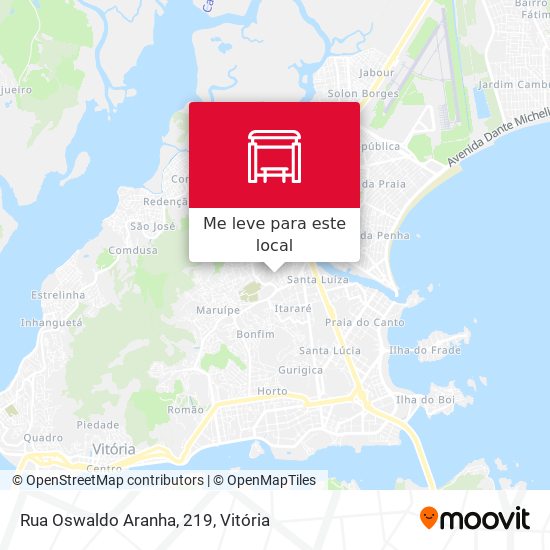 Rua Oswaldo Aranha, 219 mapa