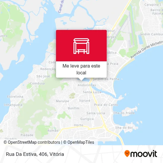 Rua Da Estiva, 406 mapa
