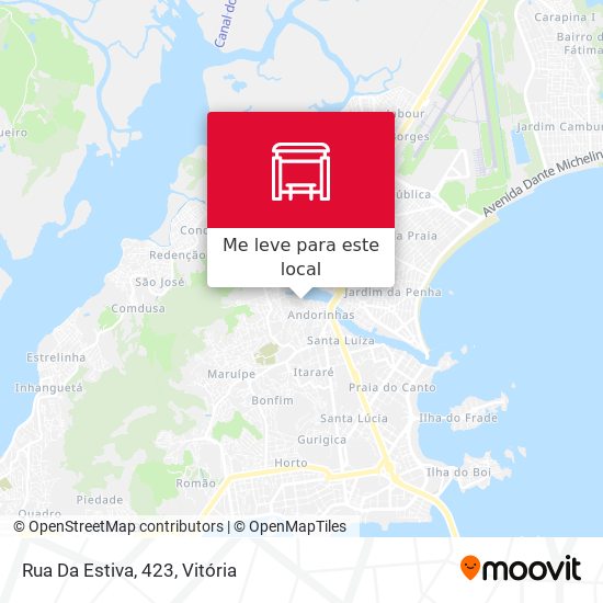 Rua Da Estiva, 423 mapa