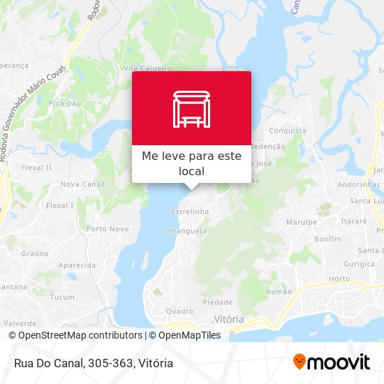 Rua Do Canal, 305-363 mapa