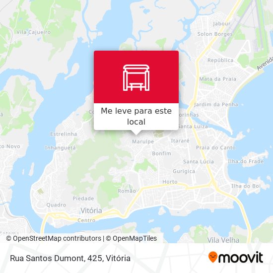 Rua Santos Dumont, 425 mapa