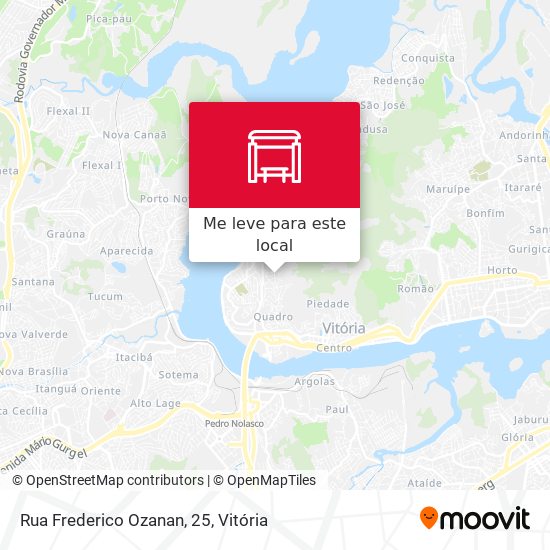 Rua Frederico Ozanan, 25 mapa