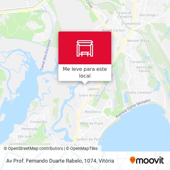 Av Prof. Fernando Duarte Rabelo, 1074 mapa