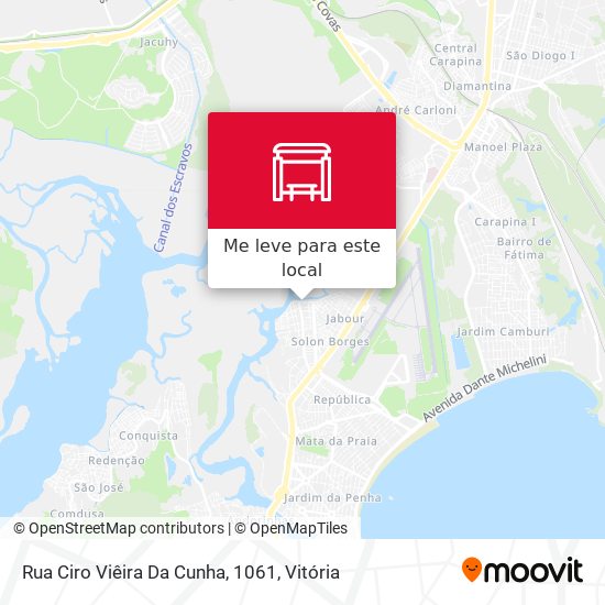 Rua Ciro Viêira Da Cunha, 1061 mapa