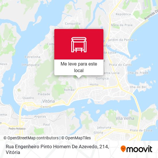Rua Engenheiro Pinto Homem De Azevedo, 214 mapa