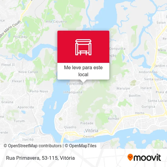 Rua Primavera, 53-115 mapa