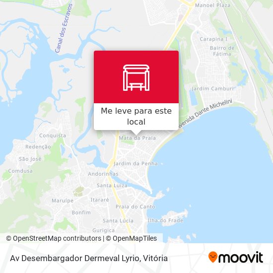 Av Desembargador Dermeval Lyrio mapa