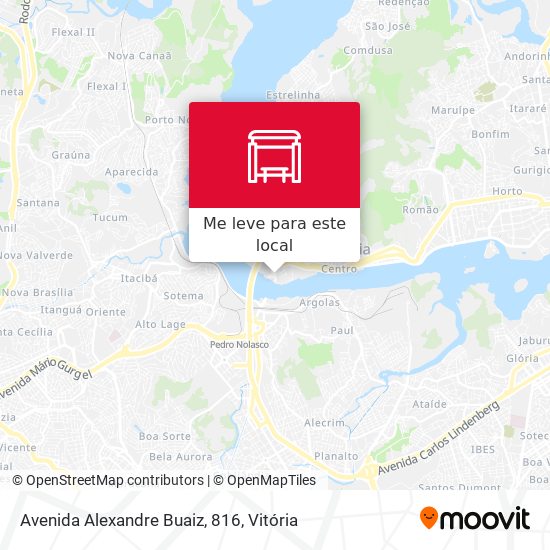 Avenida Alexandre Buaiz, 816 mapa