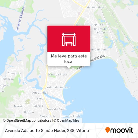 Avenida Adalberto Simão Nader, 238 mapa