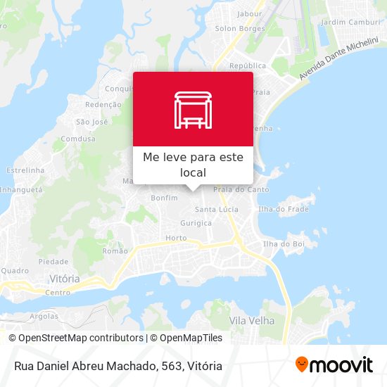 Rua Daniel Abreu Machado, 563 mapa
