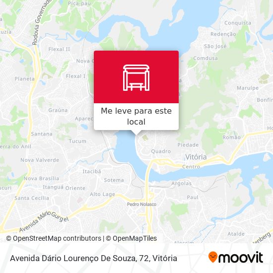 Avenida Dário Lourenço De Souza, 72 mapa