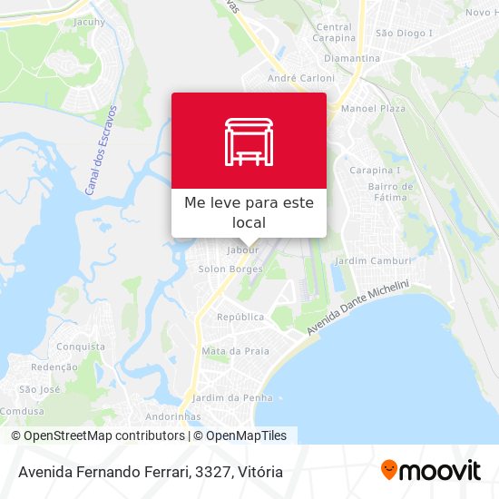 Avenida Fernando Ferrari, 3327 mapa